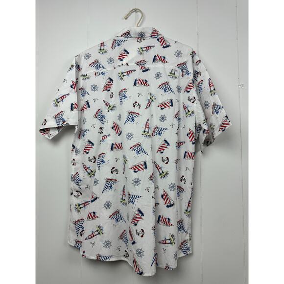 Men's Jogal Nautical Shirt, Size L - Picture 3 of 6